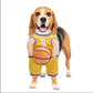 Creative Dog Basketball Costume With Ball