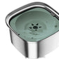 Pet Stainless Steel Water Bowl Large Capacity Floating