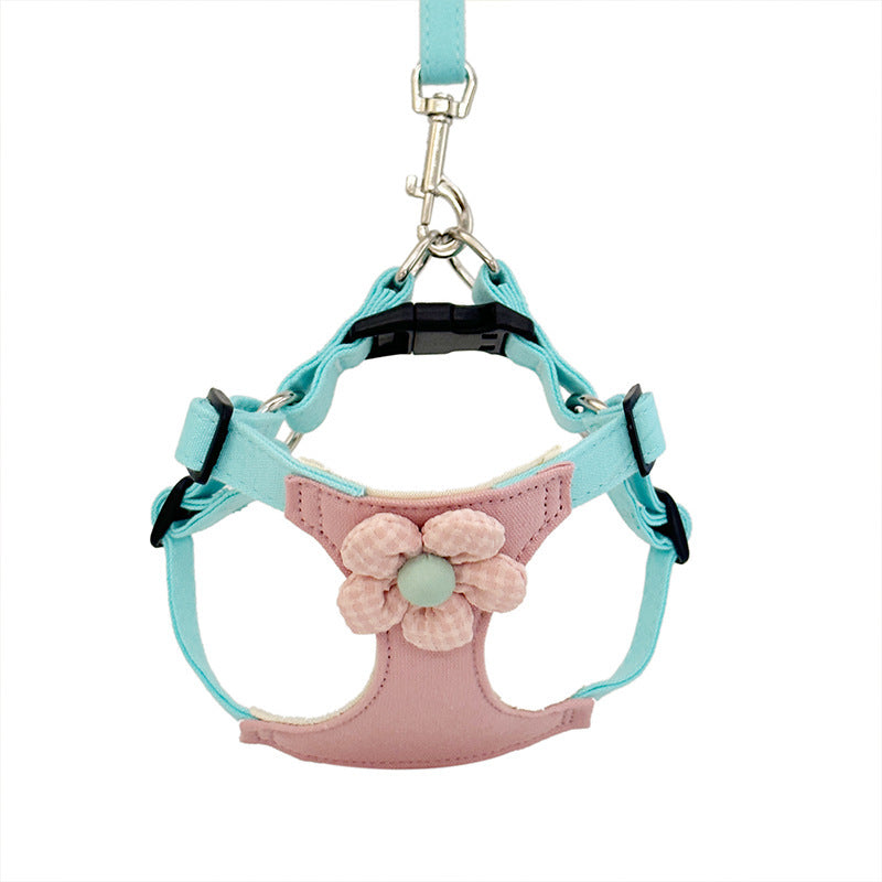 Dog Hand Holding Rope Vest Small Dog