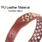 Rivet Leather Collar Golden Rivet Decoration Pet Dog Collar , Apply To Small Medium Large Dogs ,Retro Style Collar