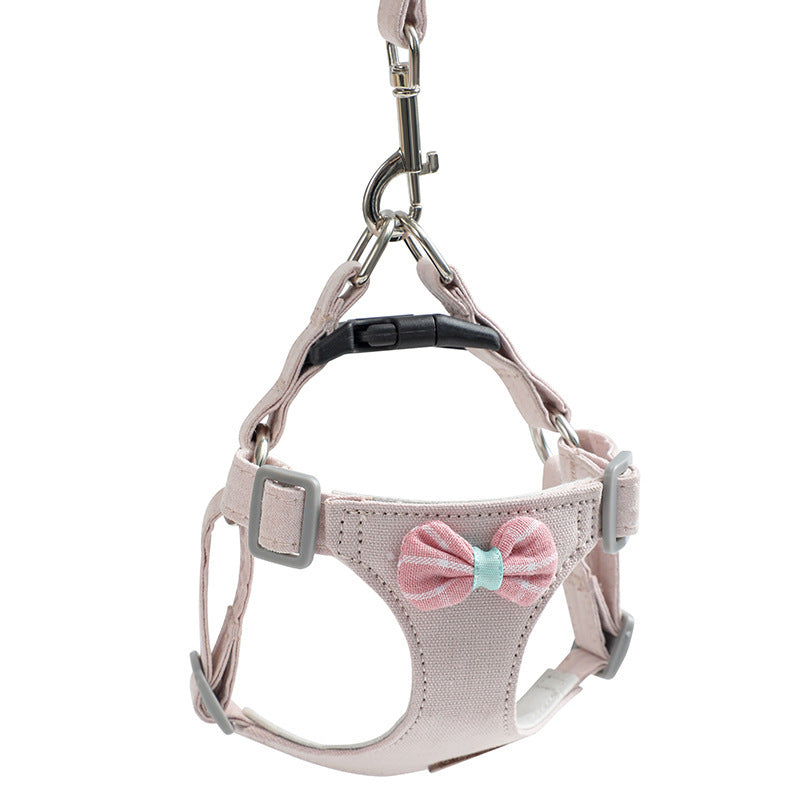 Dog Hand Holding Rope Vest Small Dog