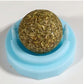3pcs  Lot Self-adhesive Rotated Catnip Lick Ball