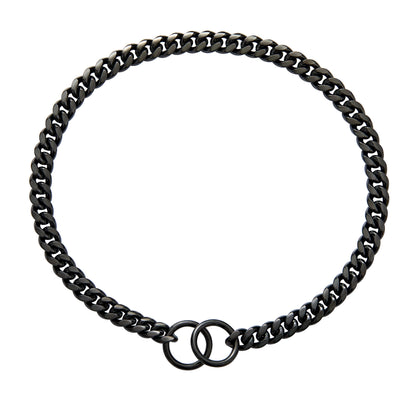 Small And Medium Sized Pet Dog Leash Stainless Steel Encrypted Collar
