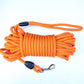 Portable Solid Color Pet Tracking Training Traction Rope