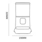 Pet Automatic Feeder Large Capacity Smart Voice Recorder APP Control Timer Feeding Cat Dog Food Dispenser With WiFi Pet Bo
