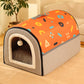 Warm Enclosed Removable And Washable Corgi And Shiba Inu House
