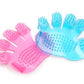 Pet finger grooming brush massage, hand brush cat, dog bath brush beauty, pet cleaning supplies wholesale