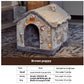 Foldable Dog House Pet Cat Bed Winter Dog Villa Sleep Kennel Removable Nest Warm Enclosed Cave Sofa Pets Supplies