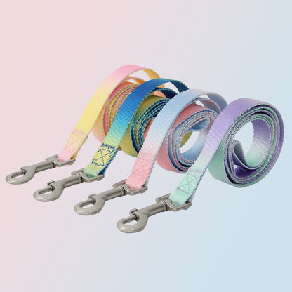Pet Gradient Color Out Dog Leash Leash Set