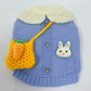 Puppy Sweater Autumn And Winter Cat Warm Pullover Pet Fashion Cartoon Clothes Puppy Cute Knitted Fabric