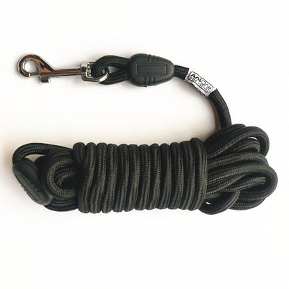 Portable Solid Color Pet Tracking Training Traction Rope