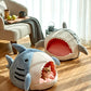 Shark Cat Kennel Dog Kennel Warm Yurt Semi-closed Four Seasons Universal