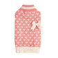 Fashion Personality Bow Love Heart Dog Sweater