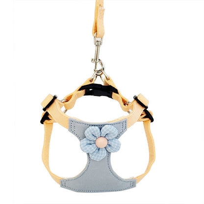 Dog Hand Holding Rope Vest Small Dog