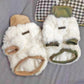 Small And Medium-sized Dogs Thick Warm And Cute Turtleneck Plush Cotton-padded Coat