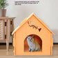Felt Cat Bed Four Seasons Universal Removable And Washable Small House Semi-closed Warm Pet Bed
